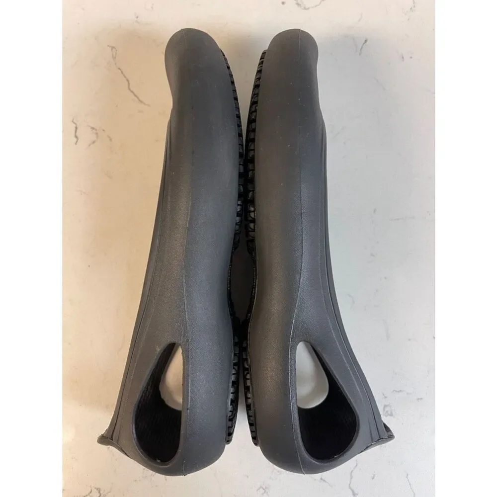 Crocs WOMEN'S KADEE WORK FLAT Style # 200941 Black Size 8 Worn 2-3 Times